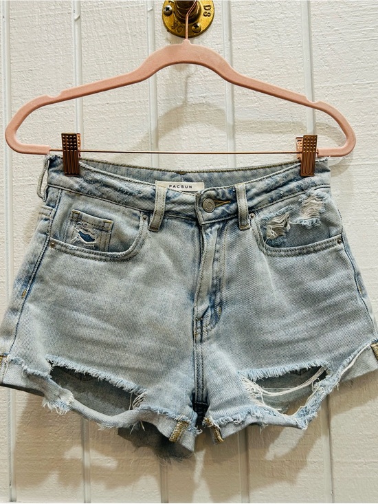 PacSun Pants - PacSun Light Wash Distressed Denim Cutoff Shorts